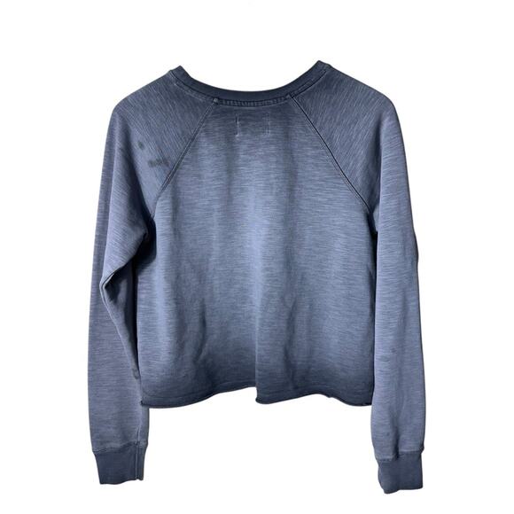 Anthropologie Saturday Sunday Graphic Cropped Sweatshirt Size Small - Picture 3 of 9